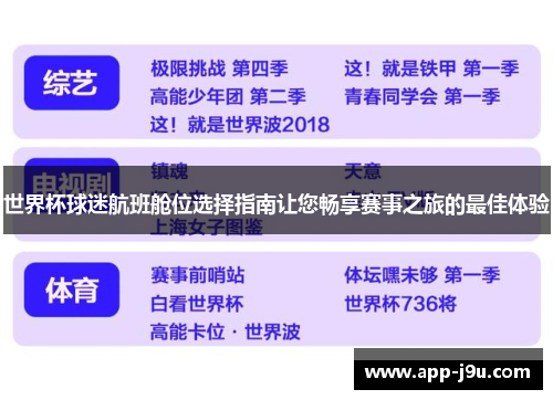 世界杯球迷航班舱位选择指南让您畅享赛事之旅的最佳体验